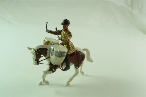 Britains Swoppets Mounted Band of the Lifeguards of set No. 7840; Double Drum Horse