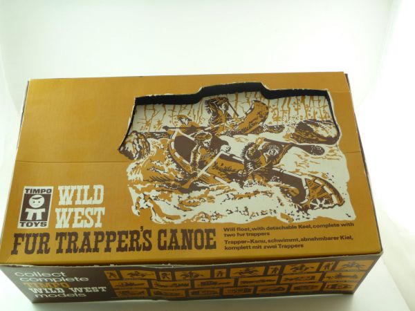 Timpo Toys Big sales box / empty box for Trapper canoes - very good condition