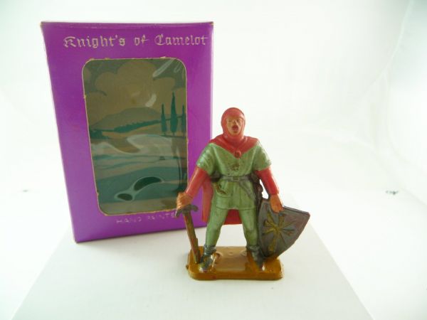Starlux Knight's of Camelot - knight with sword + shield, light-green
