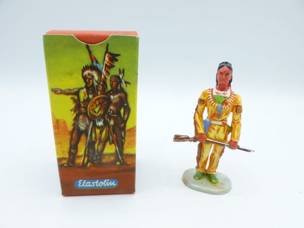 Elastolin 7 cm Winnetou, painting 2 - orig. packaging, nice figure, great box