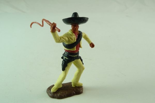 Timpo Toys Mexikaner stehend, hellgelb/rot mit Peitsche