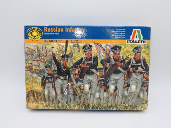 Italeri 1:72 Russian Infantry (Nap. Wars), No. 6073 - orig. packaging, on cast