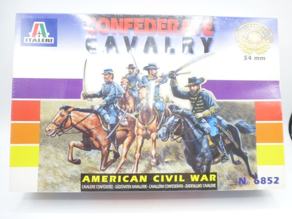 Italeri 1:32 Confederate Cavalry, No. 6852 - orig. packaging, shrink wrapped