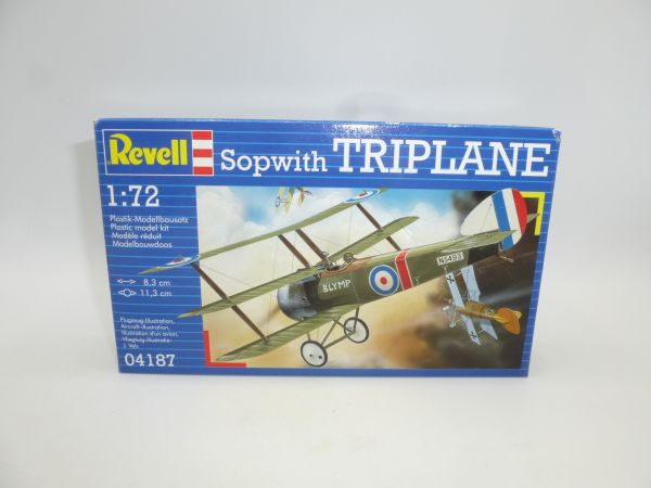 Revell 1:72 Sopwith Triplane, No. 04187 - orig. packaging, on cast