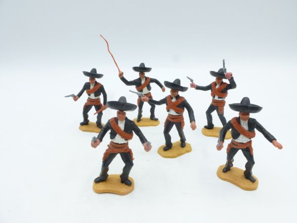 Timpo Toys Set of Mexicans on foot (6 figures) - in various positions