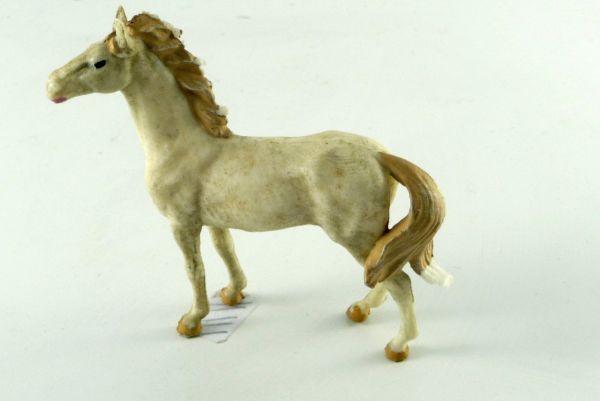 Elastolin Pferd, weiß