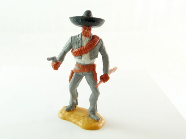 Timpo Toys Mexican standing grey/white with brown belt