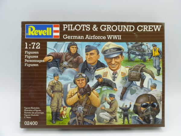 Revell 1:72 German Airforce Pilot & Ground Crew, No. 2400 - orig. packaging, sealed