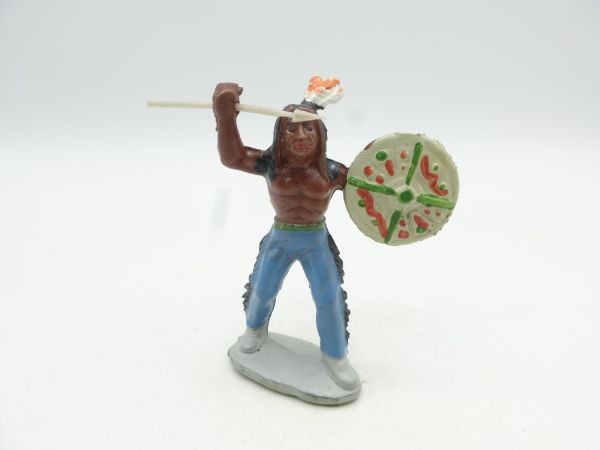 Indian with spear + shield (spear loose) - rare colour