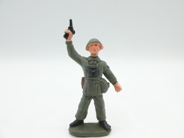 Soldier standing, firing into the air