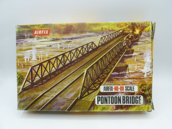 Airfix 1:72 00/Scale Pontoon Bridge, Snap Together Model - OVP