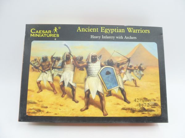 Caesar Miniatures 1:72 Egyptian Warriors, History 047 - orig. packaging, loose