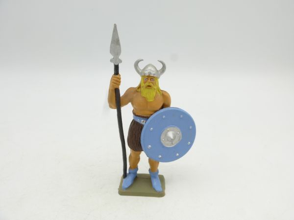 Starlux Viking chief standing with lance + shield
