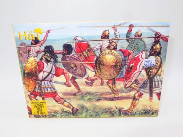 HäT 1:72 Carthaginian African Infantry, Nr. 8020 - OVP, 40 Figuren, teils lose