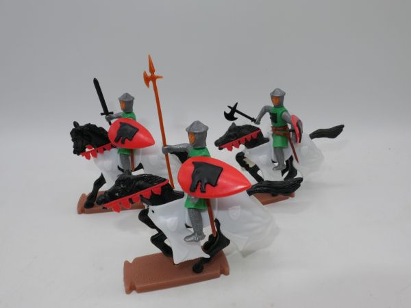 Plasty Set of wolf knights (3 riders)