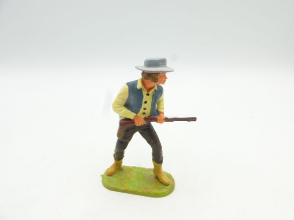 Elastolin 7 cm Cowboy mit Gewehr im Anschlag, Nr. 6974 - tolle Figur