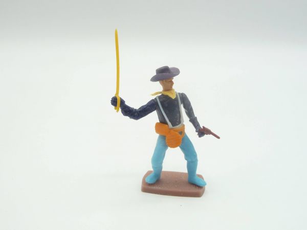 Plasty Union Army officer with pistol + sabre