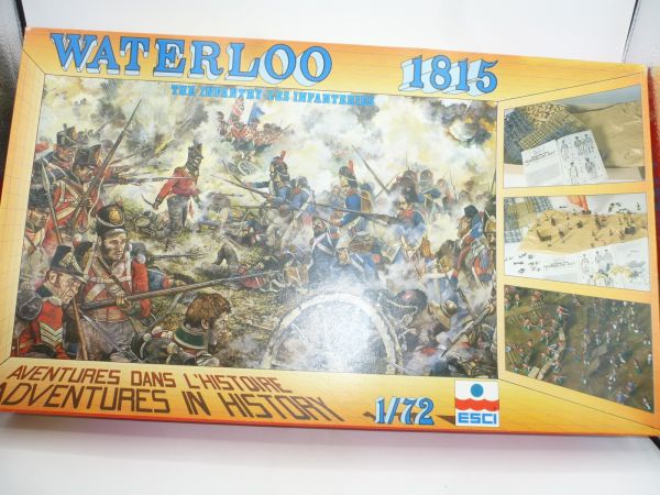Esci 1:72 Seltene Großbox / Leerbox Waterloo 1815 The Infantry, P 502