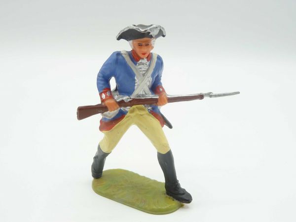 Elastolin 7 cm Prussia: Soldier going ahead with rifle, No. 9162 - very good condition