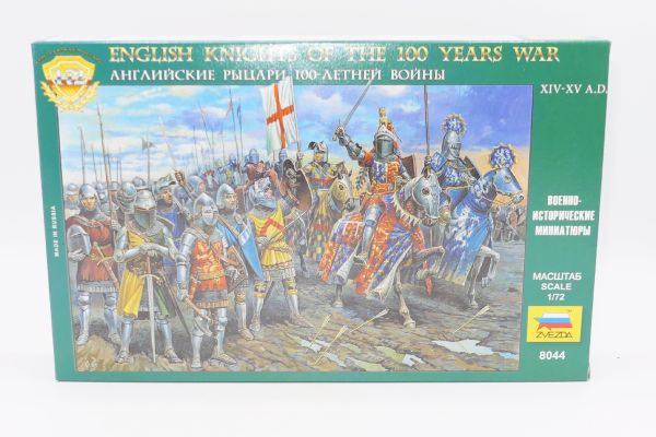Zvezda 1:72 English Knights of the 100 Years War, No. 8044 - orig. packaging