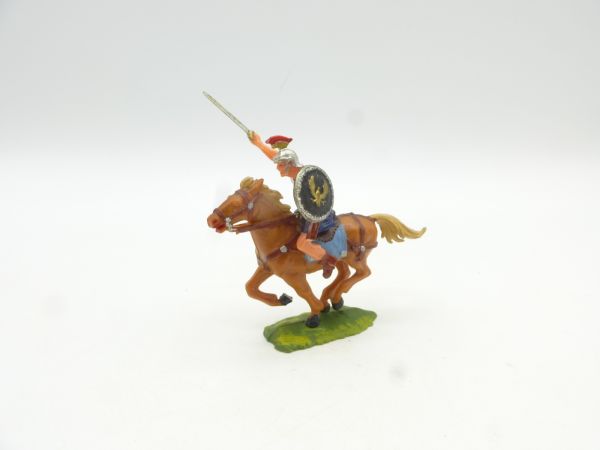 Elastolin 4 cm Roman horseman attacking with sword, no. 8459