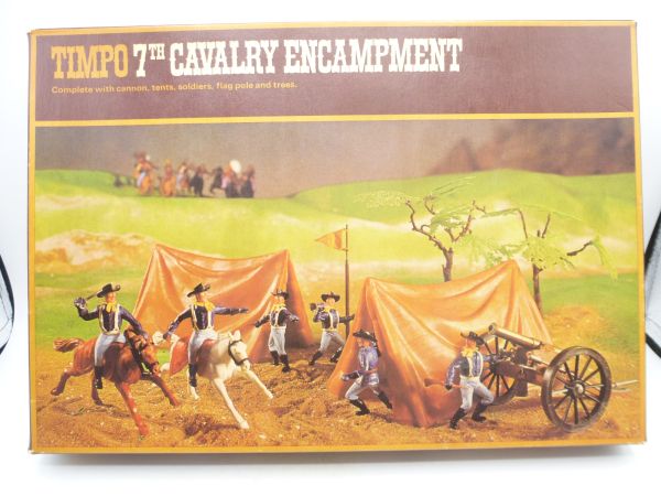 Timpo Toys 7th Cavalry Encampment, Ref. 254 - OVP, komplett, siehe Fotos