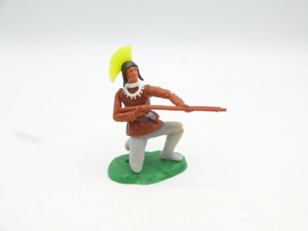Elastolin 5,4 cm Iroquois kneeling firing - top condition