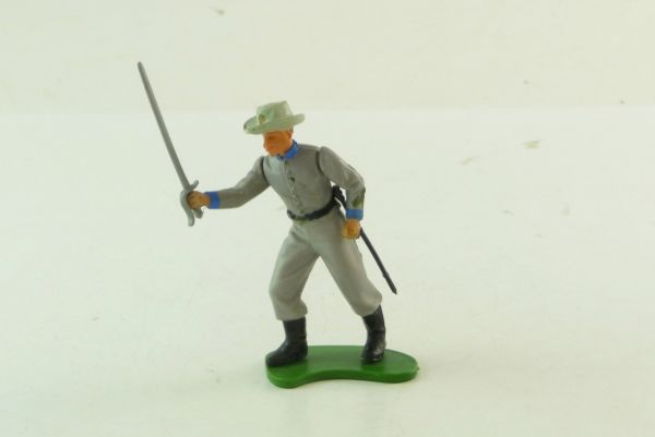 Britains Swoppets Confederate Army officer, going ahead with sabre