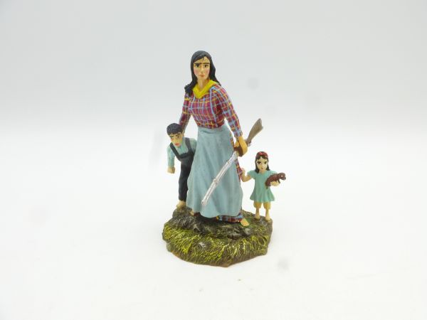 Janetzki Arts Farmer's wife with rifle + children