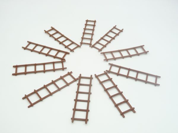 Timpo Toys 10 ladders for Timpo Toys Western Forts