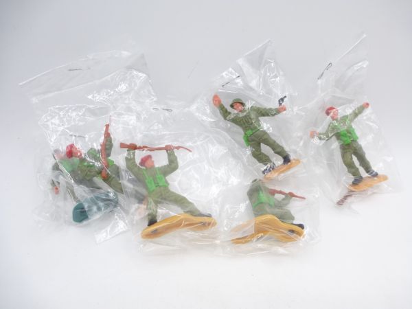 Timpo Toys 6 Englishmen (different postures) - in original bag