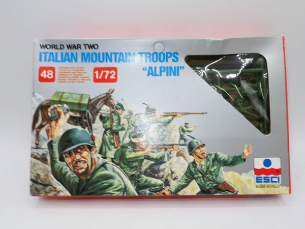 Esci 1:72 Italian Mountain Troops "Alpin", No. 211 - orig. packaging, on cast
