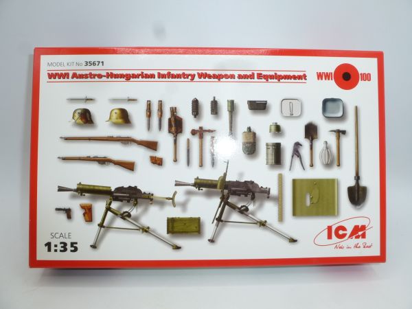 ICM 1:35 WW I Weapons and Equipment, No. 35671 - orig. packaging