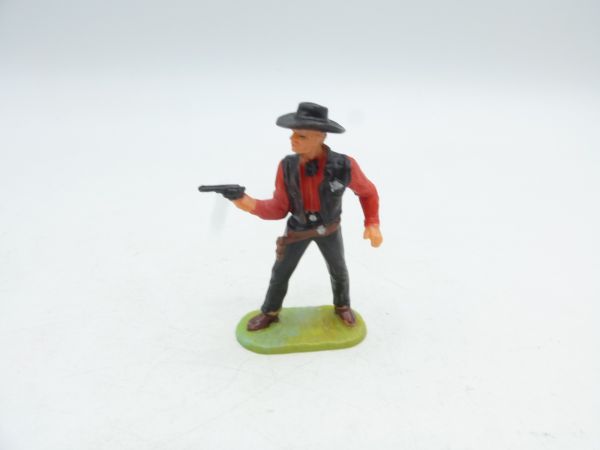 Elastolin 4 cm Sheriff with pistol, No. 6985
