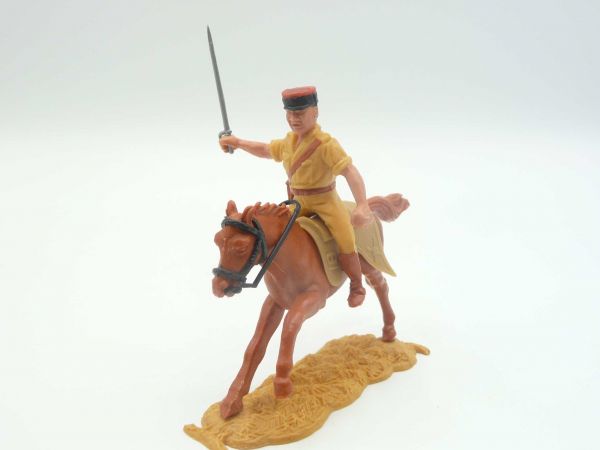 Timpo Toys Foreign Legionnaire on horseback, officer with sabre
