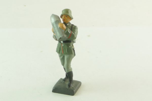 Soldat mit Geschützkartusche - bespielt, s. Fotos
