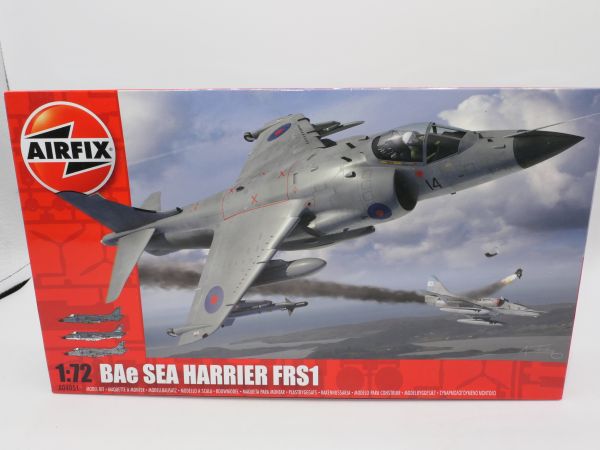 Airfix 1:72 Red Box : BAe Sea Harrier FRS1, Nr. 4051 - OVP, verschlossene Box