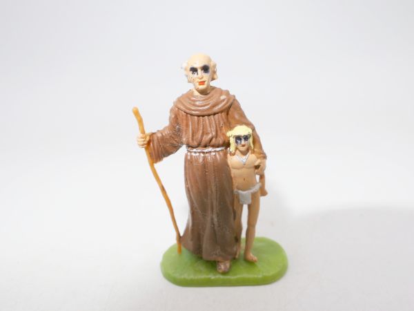 Monk with child + stick - beautiful modification to the 4 cm series