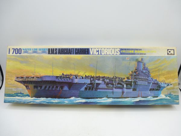 Aoshima 1:700 Waterline Aircraft Carrier VICTORIOUS, Nr. 109 - OVP