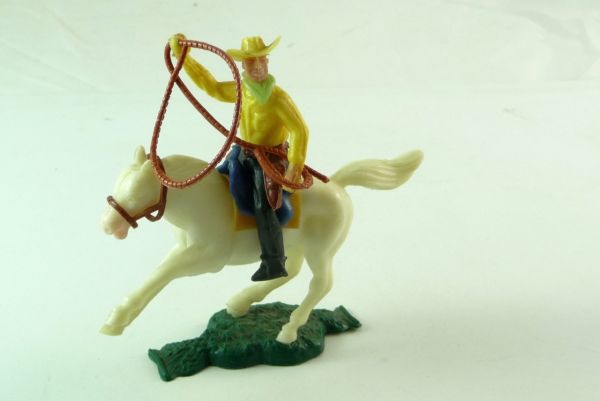 Transogram Cowboy mounted with lasso