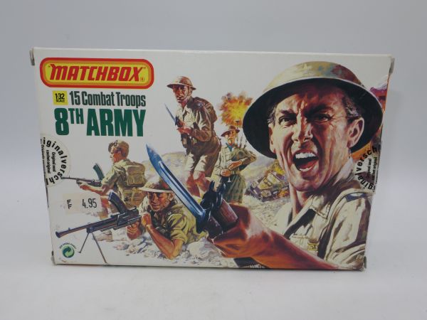 Matchbox 1:32 Combat Troops 8th Army, No. 40975 - orig. packaging, top condition