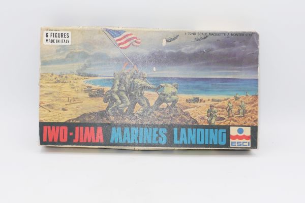 Esci 1:72 IWO-JIMA Marines Landing, No. 8062 - orig. packaging, on cast