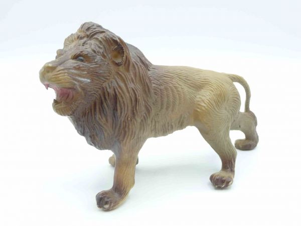 Big lion roaring (hard plastic), length 15 cm / height 11 cm