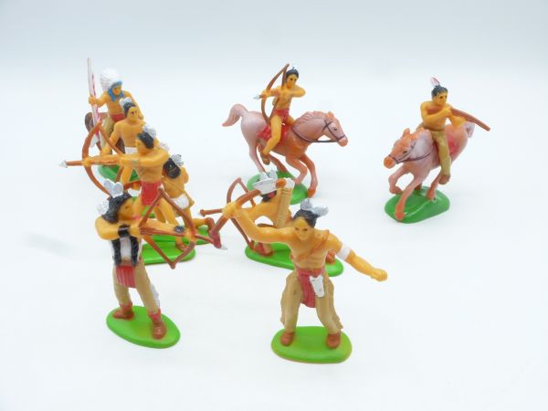 Panini Indian set (3 horsemen, 6 figures on foot)
