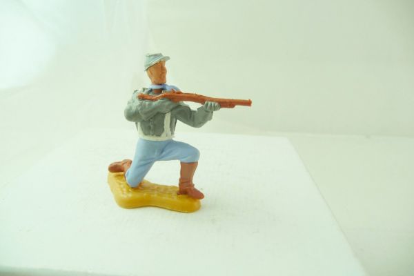 Timpo Toys Confederate Army soldier 2. version kneeling firing