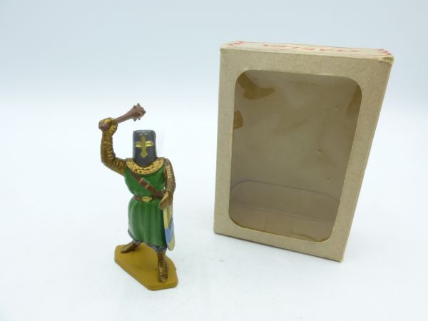 Starlux Knight with mace - early figure in old box (orig. packaging)