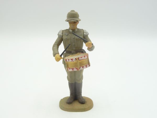 Military band, soldier with drum - modification, well fitting to Elastolin figures
