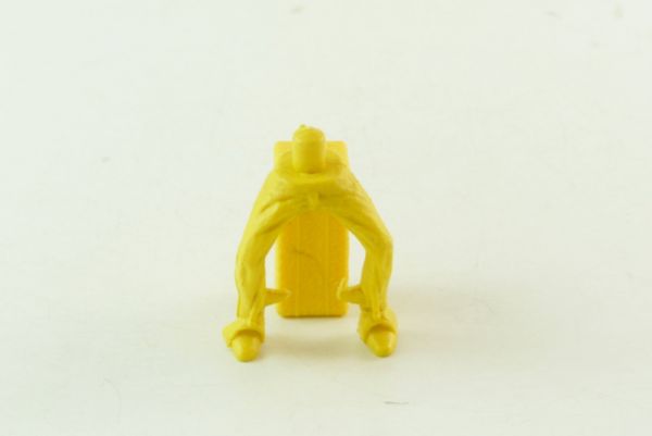 Timpo Toys Cowboy's lower part 3rd version, riding, dark-yellow