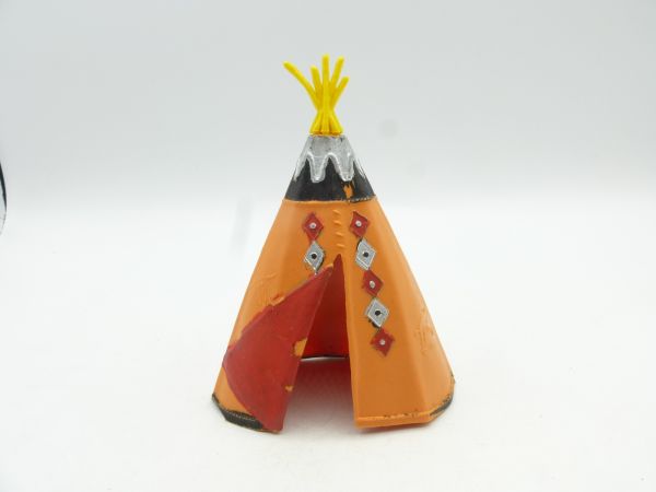 Britains Swoppets Indian tepee orange with red entrance