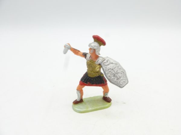 Elastolin 4 cm Legionnaire parrying with sword, No. 8402 - early figure